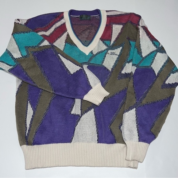 Descente • Vintage Golf Collection Men’s Sweater - Picture 8 of 11